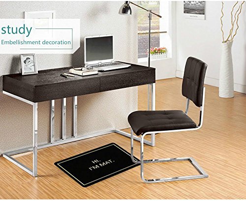 Hi I’m Mat ___ lovely outdoor / indoor doormat(23.6×15.7 inch) (black) - Image 4