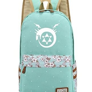 YOYOSHome Luminous Anime Cosplay Laptop Bag Bookbag College Bag Daypack Backpack School Bag (Fullmetal Alchemist)