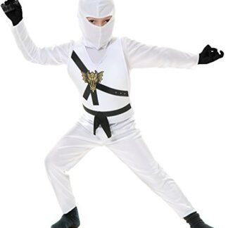 White Ninja Avenger Series I Kids Costume Small