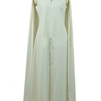 Fancycosplay Game of Thrones Cosplay Costume Daenerys Targaryen White Dress (Woman-XL)