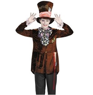 Disguise Men's Mad Hatter Deluxe (Movie),Multi,XL (42-46) Costume