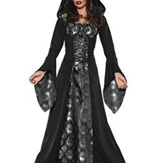 Women’s Gothic Dress Costume – Skull Mistress