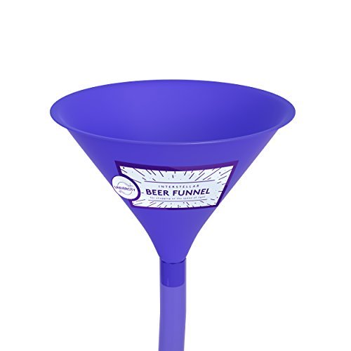 Beer Bong with Valve - Best Beer Funnel for College Parties - 2 Foot Blue Beer Bong - by Univercity - Image 2