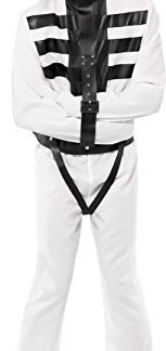 Smiffy’s Men’s Snake Pit Restraint Costume, Jacket with Wrap Around Arms, pants and Mask, Hell’s Asylum, Halloween, Size L, 28915
