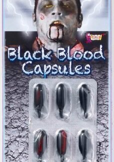 Rubie’s Costume Zombie Black Blood Capsules