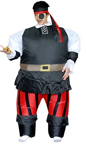 Ace Halloween Adult Funny Inflatable Suit Pirate Costumes