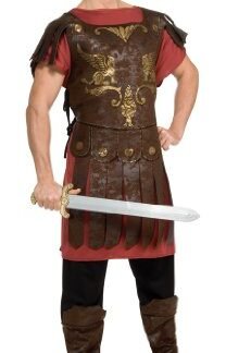 Rubie’s Costume Roman Gladiator, Brown, One Size Costume