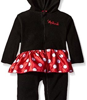 Disney Baby Girls' Minnie Mouse Costume Coverall, Black, 0/3