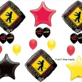 1 X Zombies The Walking Dead Zone Birthday Party Balloons Decorations Supplies NEW!