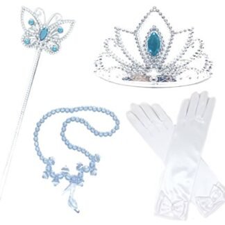 Princess Cinderella Dress up Party 4-Piece Accessories Gift Set (Cinderella)
