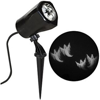 Gemmy Lightshow 59460 Projection Whirl-A-Motion Light Chasing Ghosts Halloween Fall Decoration