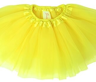 Dancina Tutu Baby Girls Cute Princess Dress up Costume Soft Tulle Skirt Outfit 6-24 months Yellow