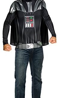 Adult-Costume Darth Vader Adult Top Cape & Mask Halloween Costume
