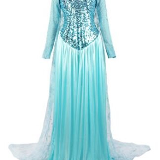 ReliBeauty Women’s Elegent Princess Dress Costume Light Blue, XX-Large