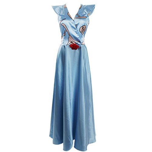 CosplayDiy Women's Blue Dress for Game of Thrones Margaery Tyrell Cosplay XXXL