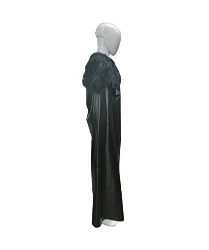 Faux Fur Black Cape, (XL) Adult HC-113 - Image 2
