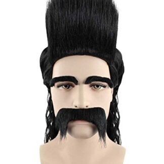 Animation Punk Wig, Black Adult HM-122