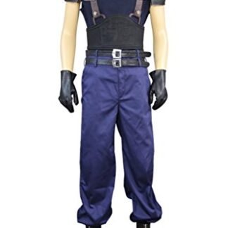 Mtxc Men's Final Fantasy VII Cosplay Costume Zack Fair Outfit Size XX-Large Blue