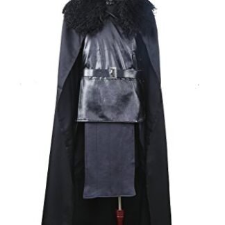 Game of Thrones Jon Snow the Night Watch Costume Halloween Party Cosplay (Medium)