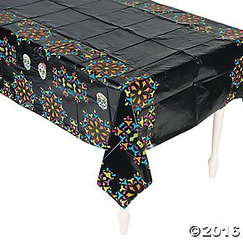 Day of the Dead Table Cover – Size: 54″ x 108″