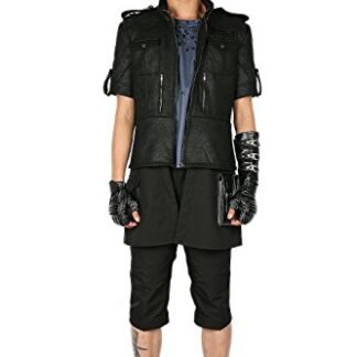 Final Fantasy Noctis Costume Deluxe Jet Black Full Set Cosplay Outfits S