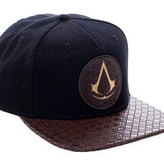 Assassins Creed Movie Black Snapback PU Leather Bill Baseball Hat Adjustable Cap