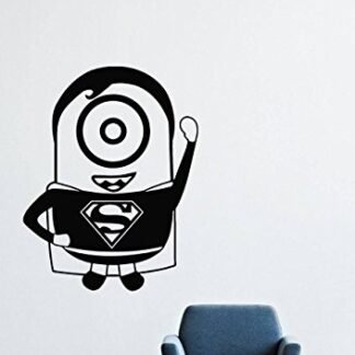 DC Comics Superhero Costume Mask Warrior Superpower Superman Kal-El Joseph Clark Kent Krypton Look Super X Fly Speed Stickers Minions Wall Decals Decor Vinyl Stickers LM0738
