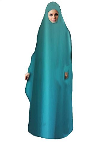 Egypt gift shops Maxi Crepe Muslim Woman Jilbab Dress Tie Back Overhead Abaya Khimar