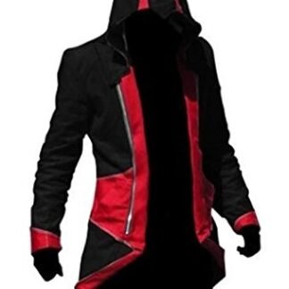 Cosplay Costume Hoodie/Jacket/Coat-9 Options for the fans,Black with Red,Men X-Large