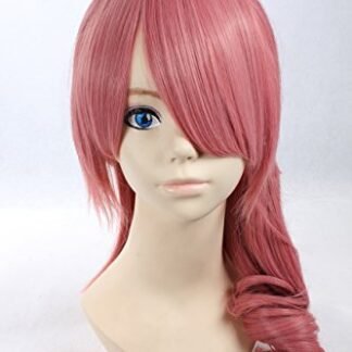 Cosplay Wig Pink Wig Medium Pink Straight Wig Sierra Final Fantasy Wigs