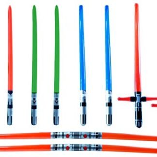 10 Premium – Inflatable Light Saber Swords, Lightsaber, Party, Gift, Action Play, Blow Up (Multi 10-Pack)