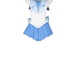Mtxc Women’s Sailor Moon Cosplay Fighting Costume Mizuno Ami 1st Size X-Large White