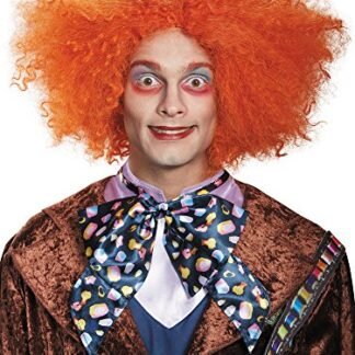 Adult Deluxe Mad Hatter Costume Orange Wig