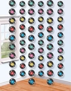 1950’s Rock & Roll – Hanging String Decoration Party Accessory