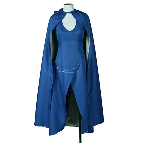 Angelaicos Womens Top Design Cosplay Show Costume Dress Cloak (L)