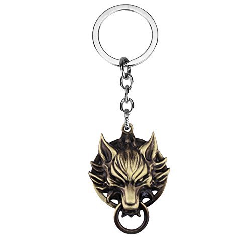 Touirch Anime Final fantasy Key Chain Gift Necklace Cosplay Toy Set (A)