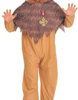 Wizard Of Oz Cowardly Lion Costume, Orange/Brown