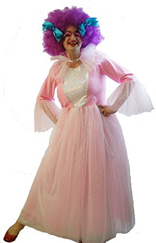 Panto-Shows-Snow Queen-Ice Princess-Cinderella MALE PINK FAIRY GODMOTHER & WIG Men's Costume (XXXL)