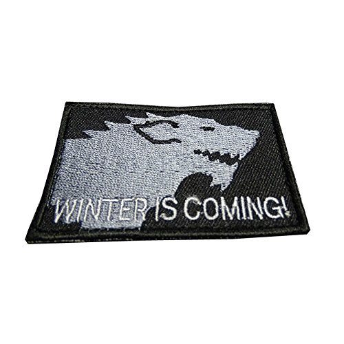 Outlander Gear Game Of Thrones Winter Is Coming Embroidered Iron/Sew-on Applique Patch