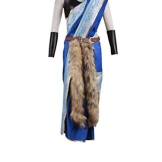 Mtxc Women's Final Fantasy XIII Cosplay Costume Oerba Yun Fang Size XL-Plus Blue