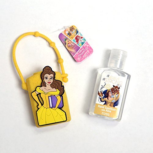 Beauty and the Beast: Belle Holder and Gel with Aloe - Dream Big Princess Collection (White Citrus, 1 oz)