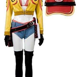 Women's Cosplay Costume Final Fantasy XV FF 15 Cindy Aurum Gas Station Full Service Uniform