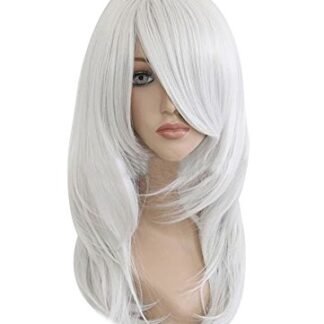 Mtxc Final Fantasy VII Cosplay Sephiroth 55cm Wig Silvery White