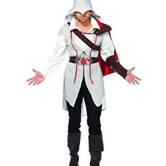 Leg Avenue Men's Assassins Creed Ezio Standard Costume, Grey, Small