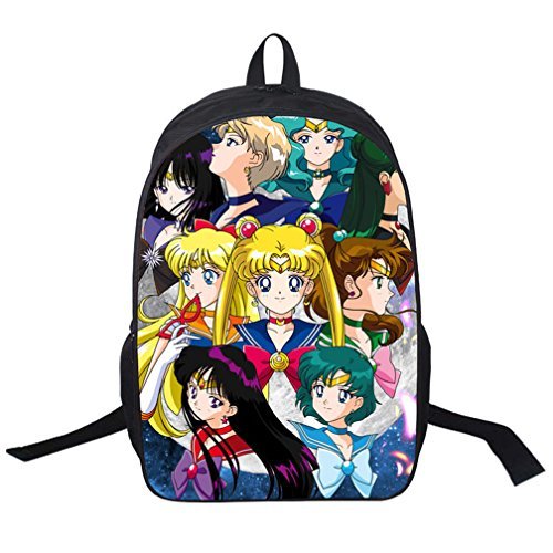 YOYOSHome Anime Sailor Moon Cosplay Tsukino Usagi BookBag Daypack Backpack School Bag