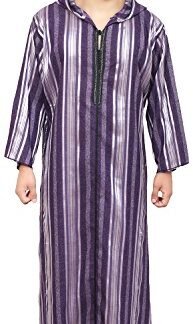 Moroccan Men Clothing Djellaba Handmade Embroidered Caftan Medium