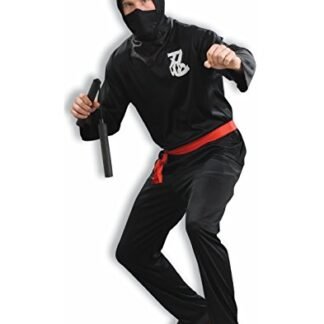 Forum Novelties Men’s Ninja Costume, Black, Standard