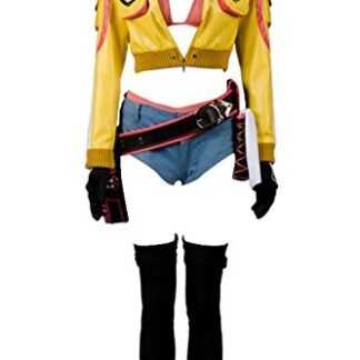 CosplaySky Final Fantasy XV Costume FF15 Cindy Aurum Gas Station Service Uniform Medium