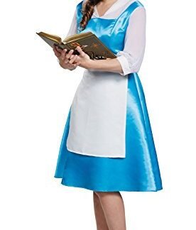 Women's Belle Blue Dress Adult Costume (Small (4-6))