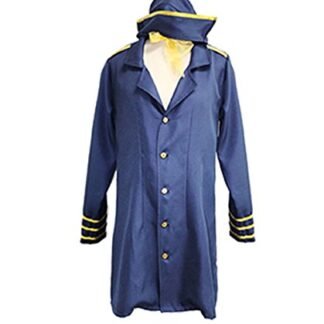 Air Hostess Costume, Blue/Yellow Adult (M) HC-138